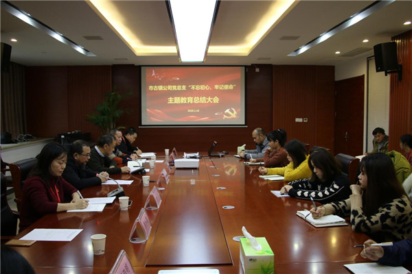 市古鎮(zhèn)投資公司黨總支召開“不忘初心、牢記使命”主題教育總結(jié)大會