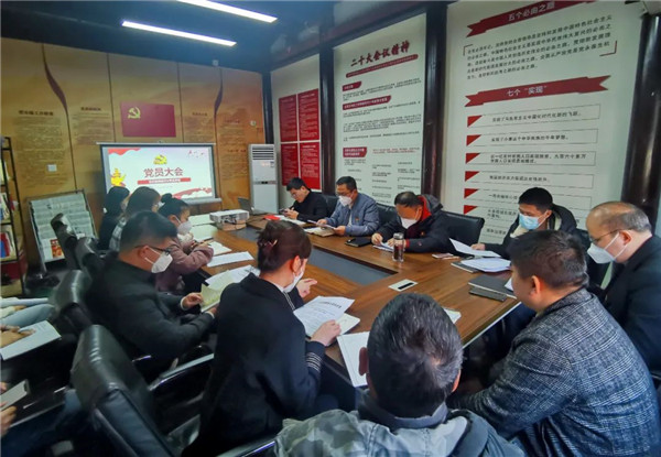市古鎮(zhèn)商旅文公司黨支部召開黨員大會補選支部委員