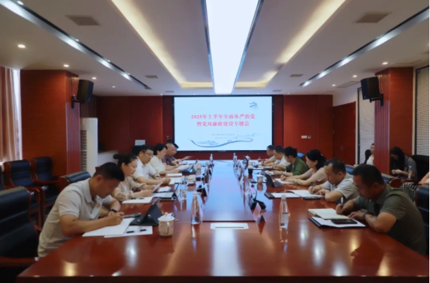 市古鎮(zhèn)投資公司黨委召開2025年上半年全面從嚴治黨暨黨風廉政建設專題會