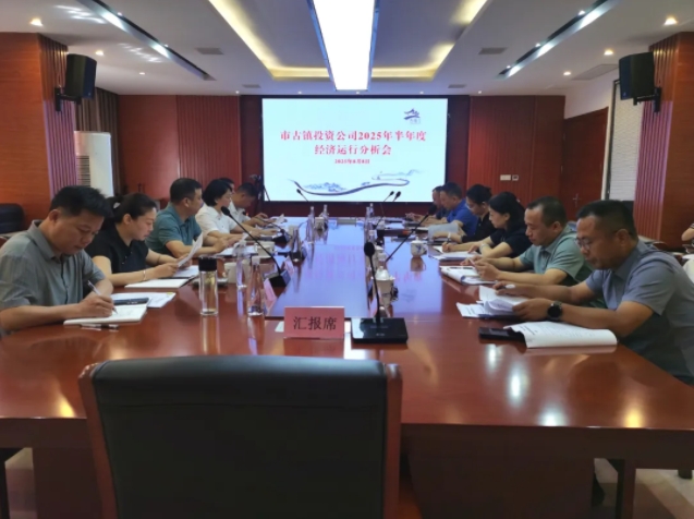 市古鎮(zhèn)投資公司召開2025年半年度經濟運行分析會