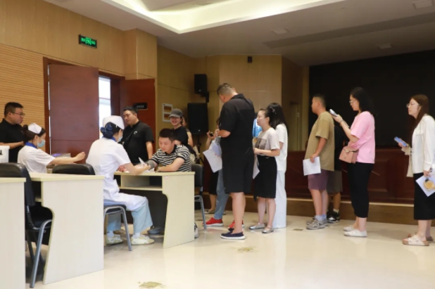 市古鎮(zhèn)投資公司開展無償獻(xiàn)血活動　